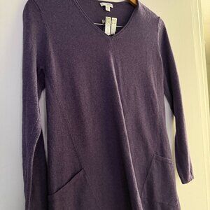 J Jill Cotton and Cashmere Flare Tunic